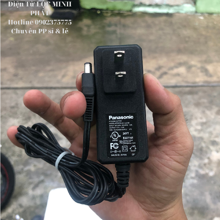 Adapter Nguồn 12V 3A Panasonic Cao Cấp dùng cho đầu ghi camera và nhiều thiết bị khác