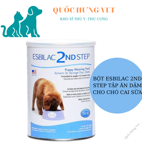 SỮA BỘT ESBILAC 2ND STEP CHO CHÓ PET AG 400g- QUỐC HƯNG VET