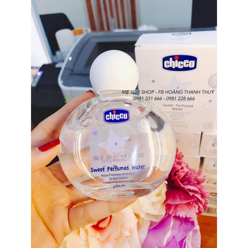 Nước hoa cho bé hương tự nhien 0M+ Chicco Italia 100ml