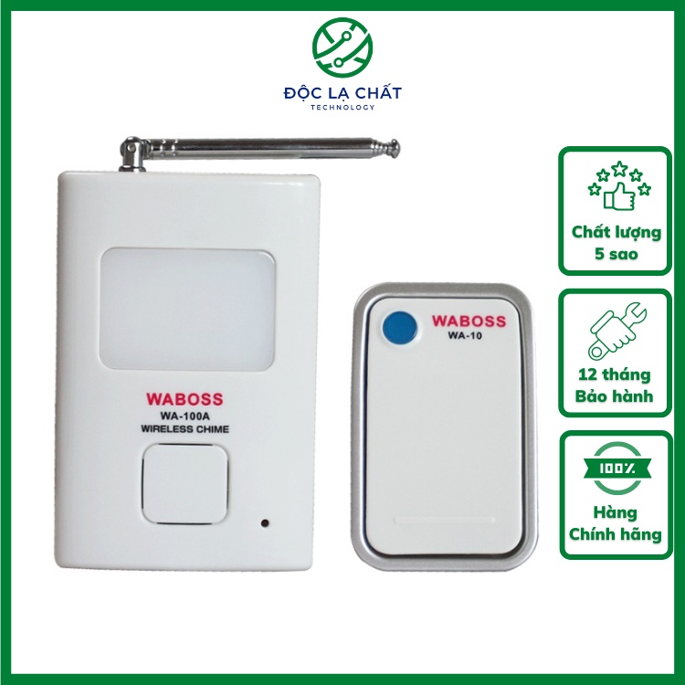 Chuông cửa thông minh không dây cao cấp waboss wa-100a