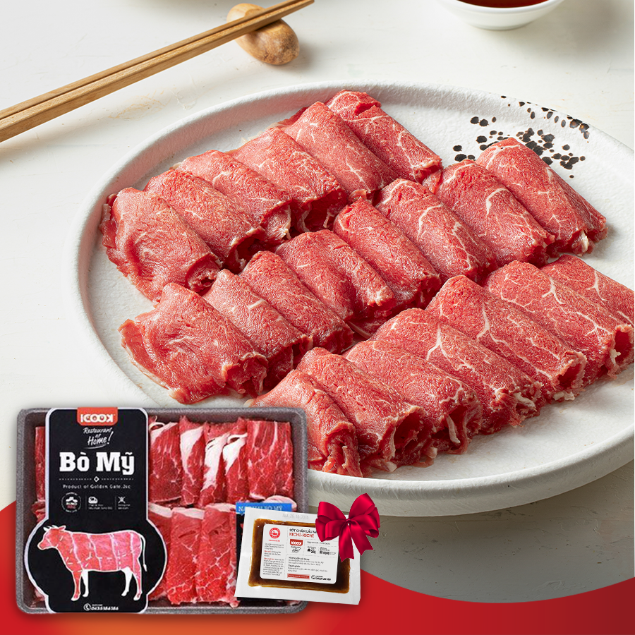 Nạc vai bò mỹ bào kichi- kichi 300gr