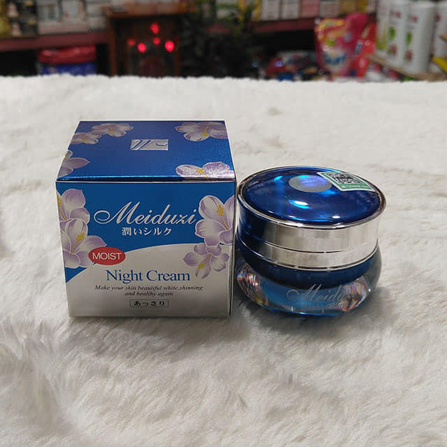 Combo 2 hộp kem dưỡng trắng da ban đêm Meiduzi Nhật Bản
