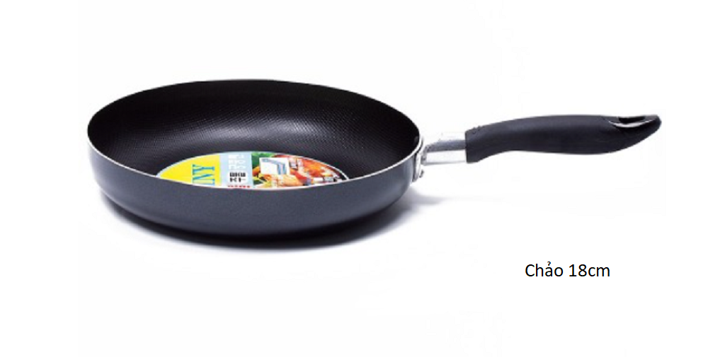 Chảo chống dính 1 quai 18cm rainy - rn 18kd