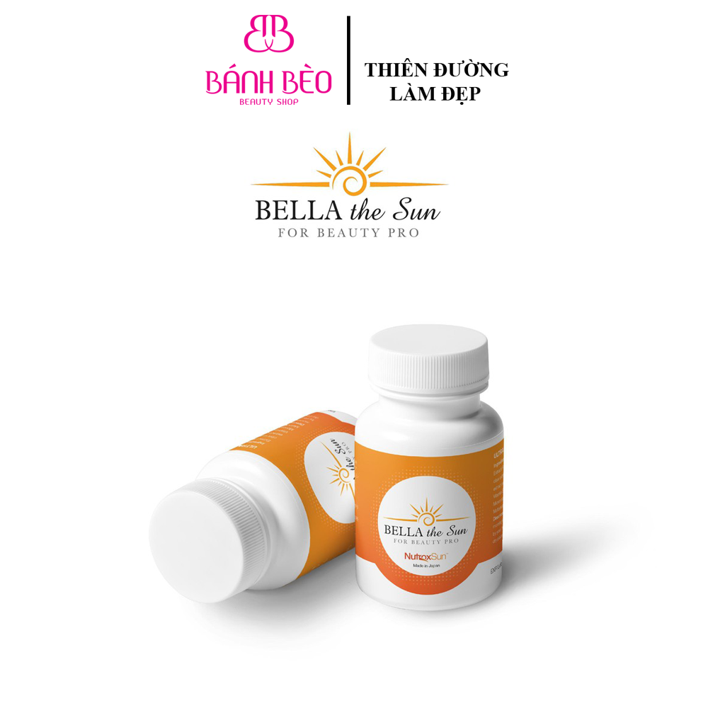 Viên Uống Chống Nắng Trắng Da Bella The Sun For Beauty Pro Nhật Bản
