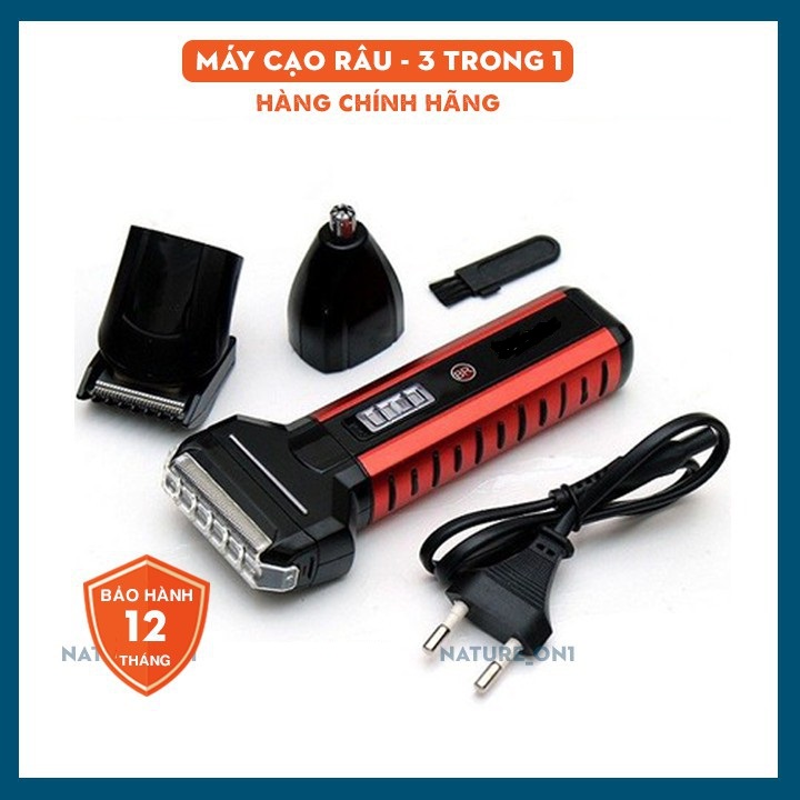 Máy cạo râu 3D động cơ lưỡi sắc lẹm cạo ngọt, không đau rát ... Máy Cạo Râu Boteng BT- T1 Kiêm Tông Đơ Đa Năng 3 Trong 1 Tiện Lợi, Dễ Sử Dụng