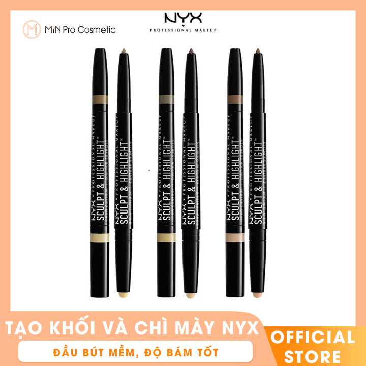 [HCM]Tạo khối và chì mày NYX Sculpt và highlighttt Brow Contour Blonde