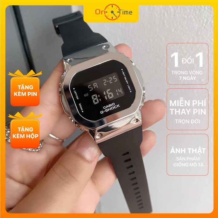 Đồng hồ thể thao nam nữ Casio g shock S5600 vỏ thép, đồng hồ điện tử - OneTime Store