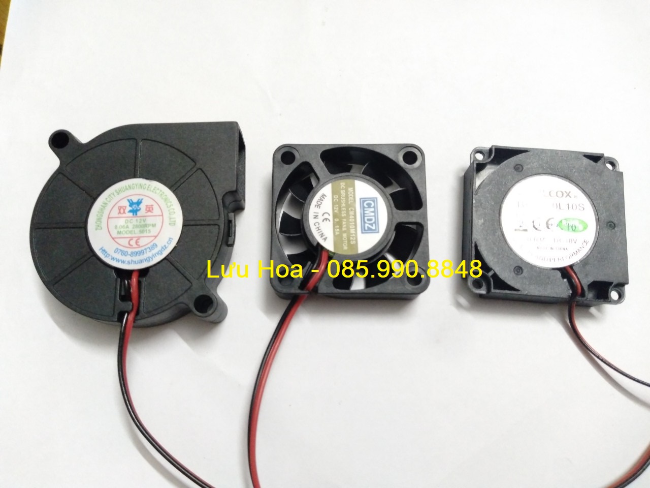 Quạt gió MÁY KHUẾCH TÁN, MÁY XÔNG TINH DẦU các loại dùng thay thế quạt hỏng, máy không phun khói - Chạy bền, ổn định, không tiếng ồn