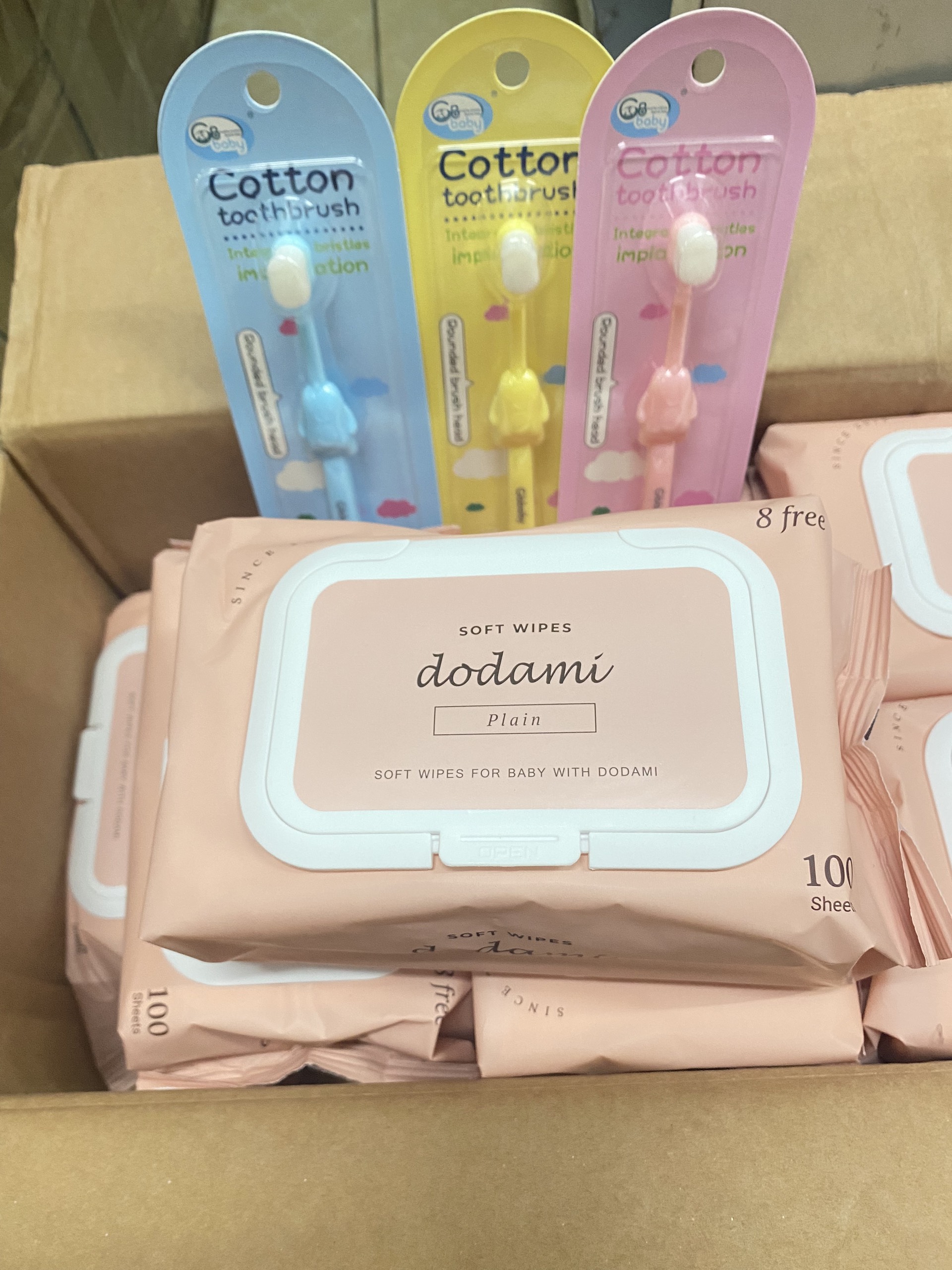Khăn ướt Dodami không mùi 100 tờ Nhập Hàn Quốc