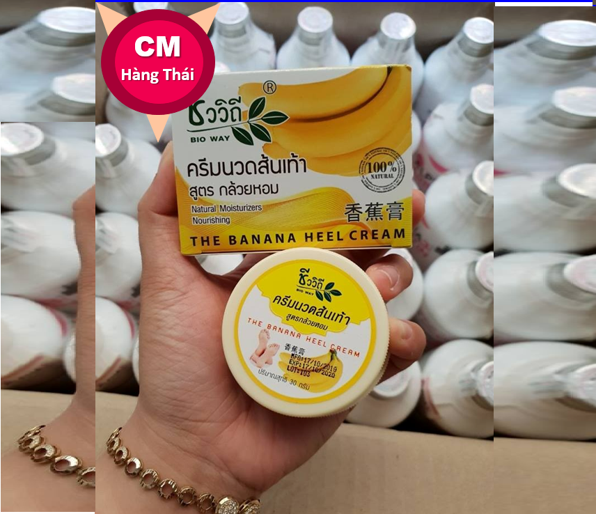 [HCM]Kem Chuối Thoa Tri nứt Gót Chân The Banana creams heels Thái Lan