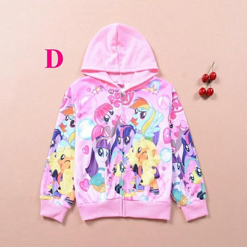 [HCM]Áo khoác bé gái hình ngựa Pony 3D cực xinh 10-45Kg - Hàng VNXK