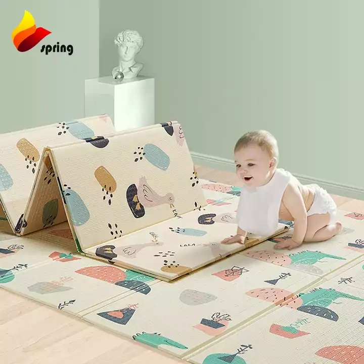 Thảm xốp trải sàn 2 mặt grose 1.8 x 2m chống thấm, gấp gọn cho bé thỏa sức chơi đùa
