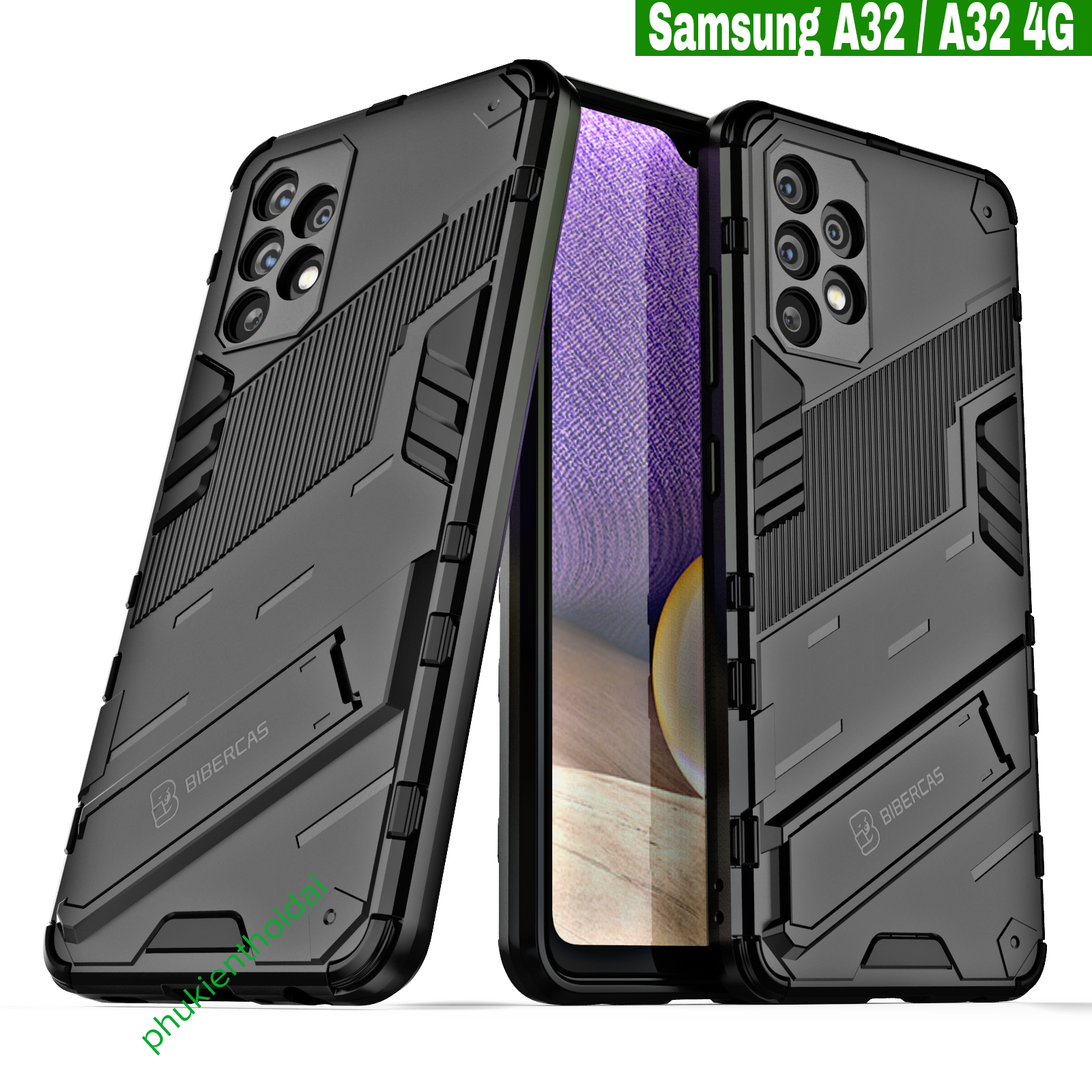 Ốp lưng Samsung A32 / A32 4G / A33 5G / A34 5G / A35 5G Iron Man Ver 2 chống sốc giá đỡ xem phim cao cấp