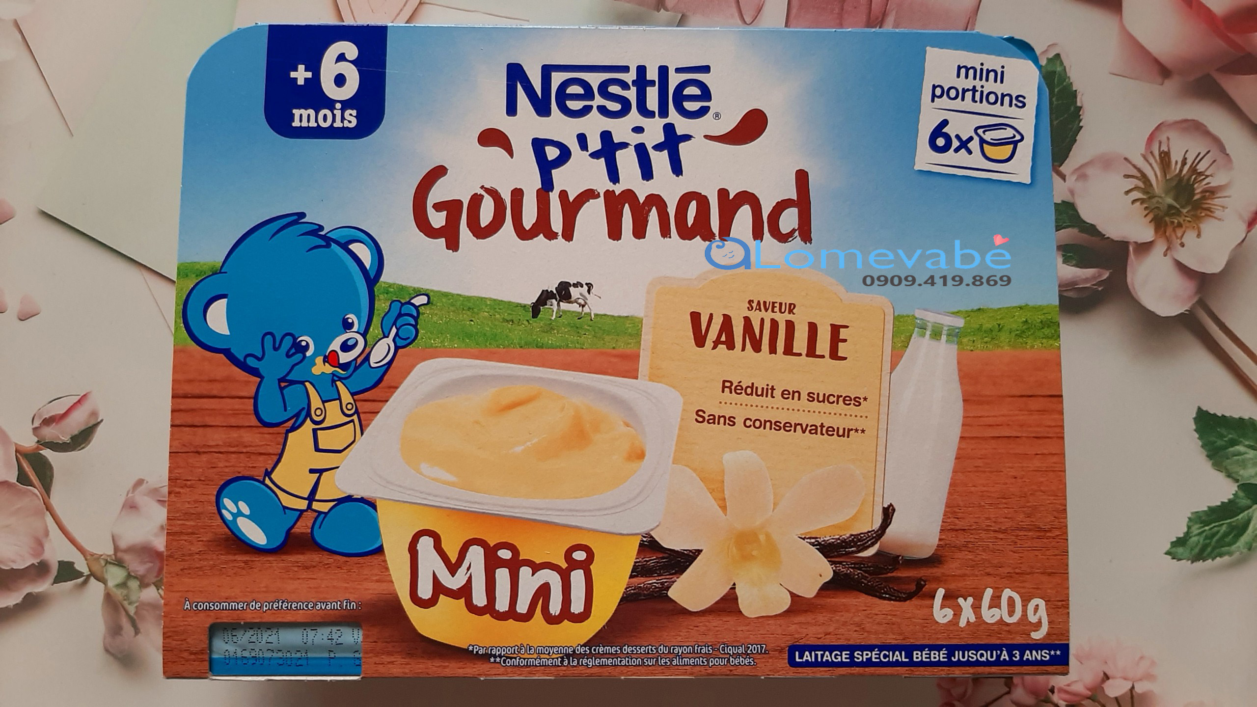 VÁNG SỮA NESTLE 6 THÁNG VỈ 6 HỘP VỊ VANI