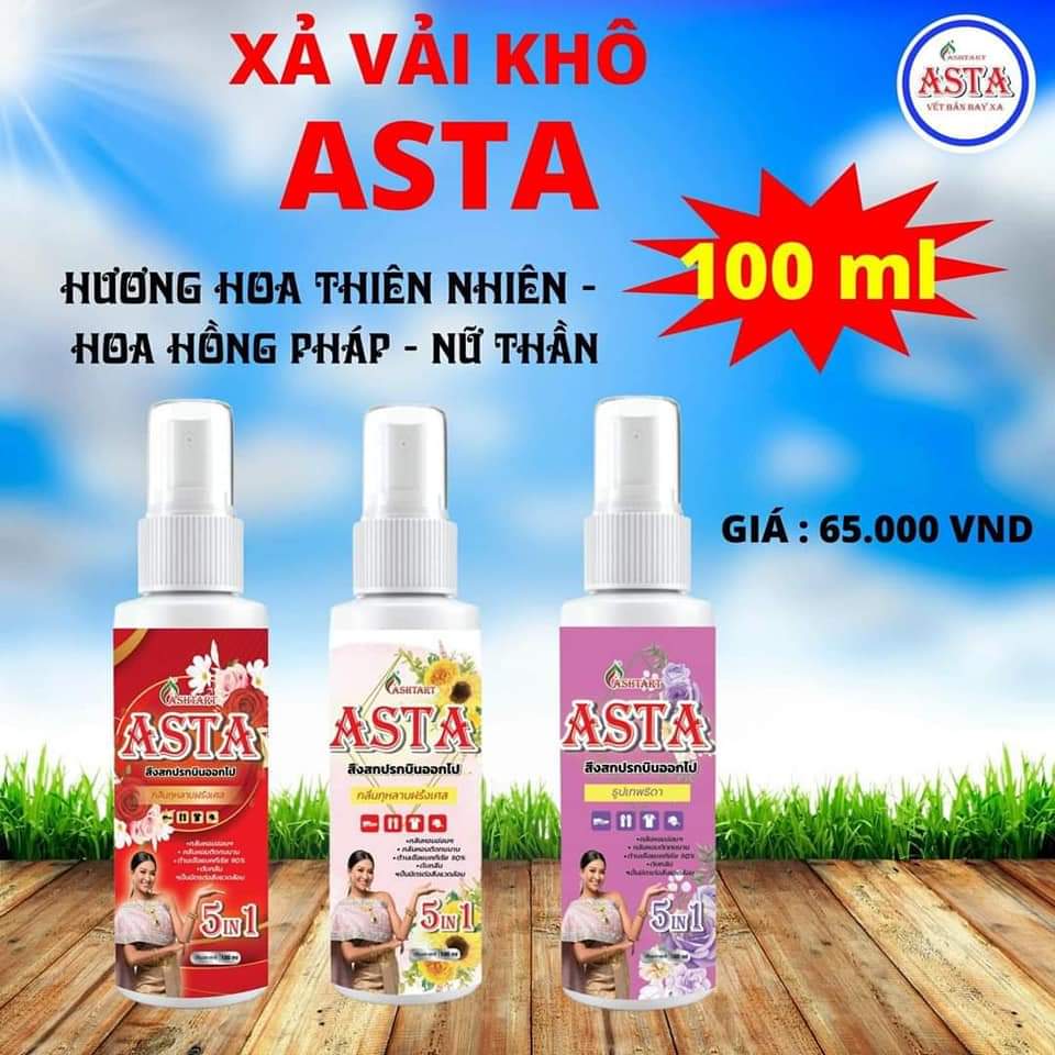 Xả vải khô asta
