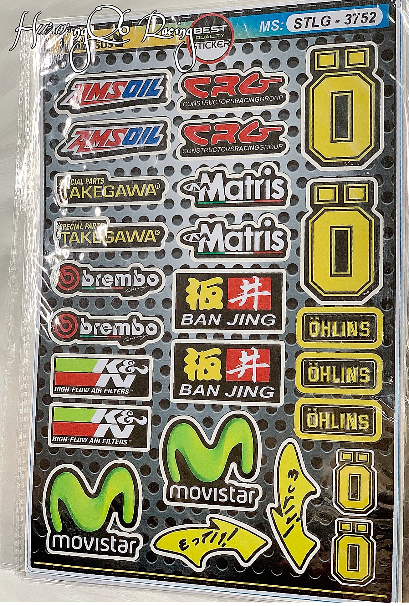 Tem Sticker Hoạt Hình Dán Xe