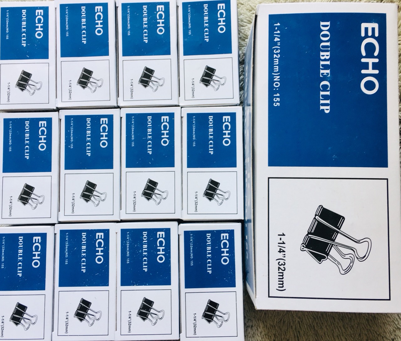 Kẹp bướm echo 32mm - 05 hộp