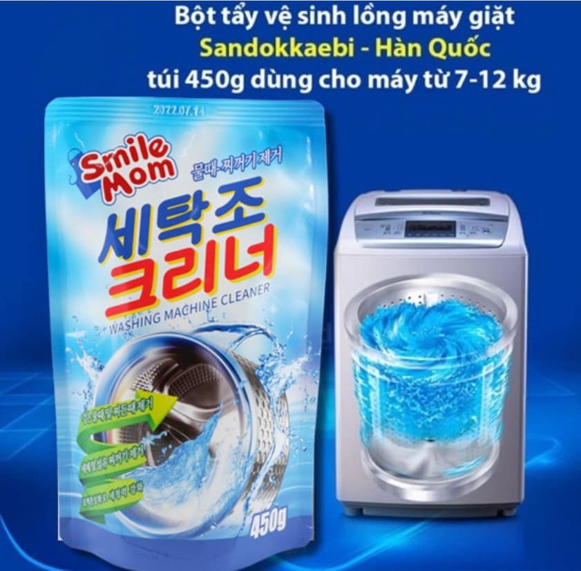 Bột tẩy lồng máy giặt 450g giá rẻ