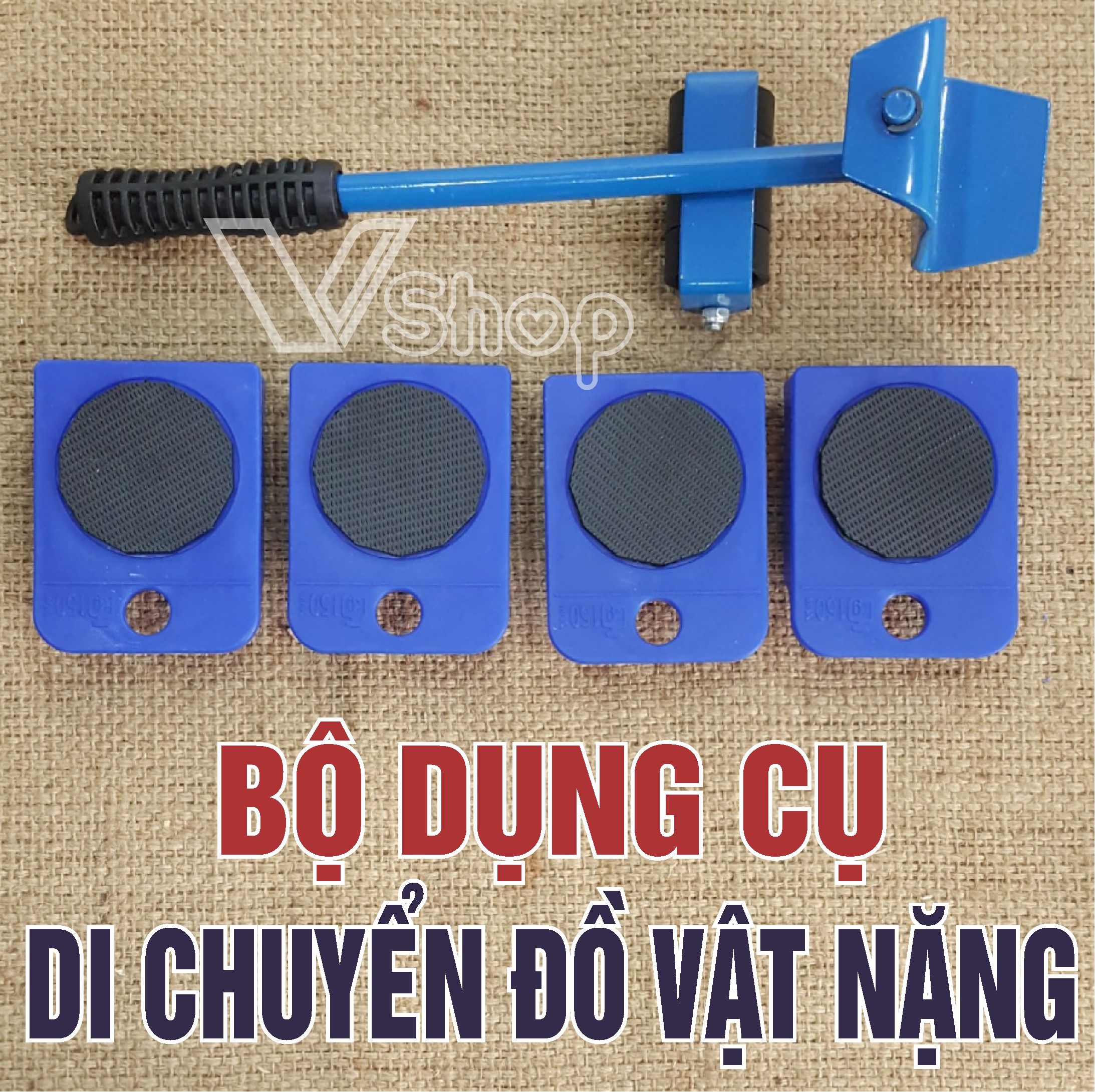 Bộ dụng cụ di dời, dịch chuyển hàng hóa, vật nặng, gia đình, nhà kho