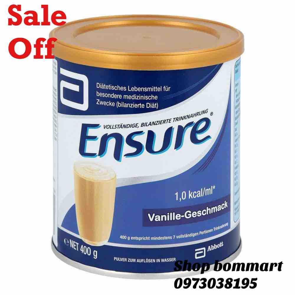 Sữa ensure dinh dưỡng nội địa đức hộp 400g