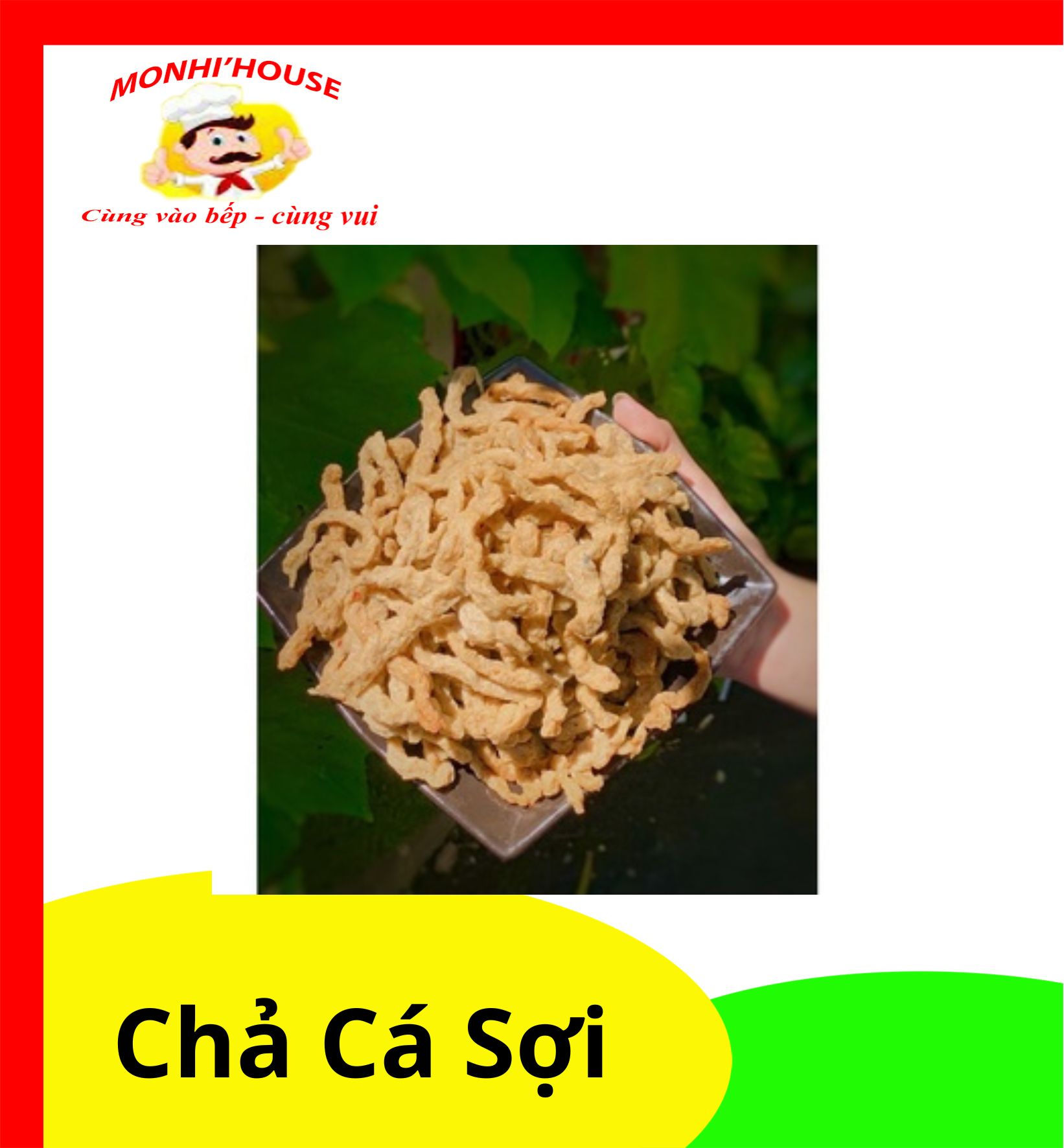 1Kg chả cá quy nhơn dạng sợi thơm ngon Lacuia