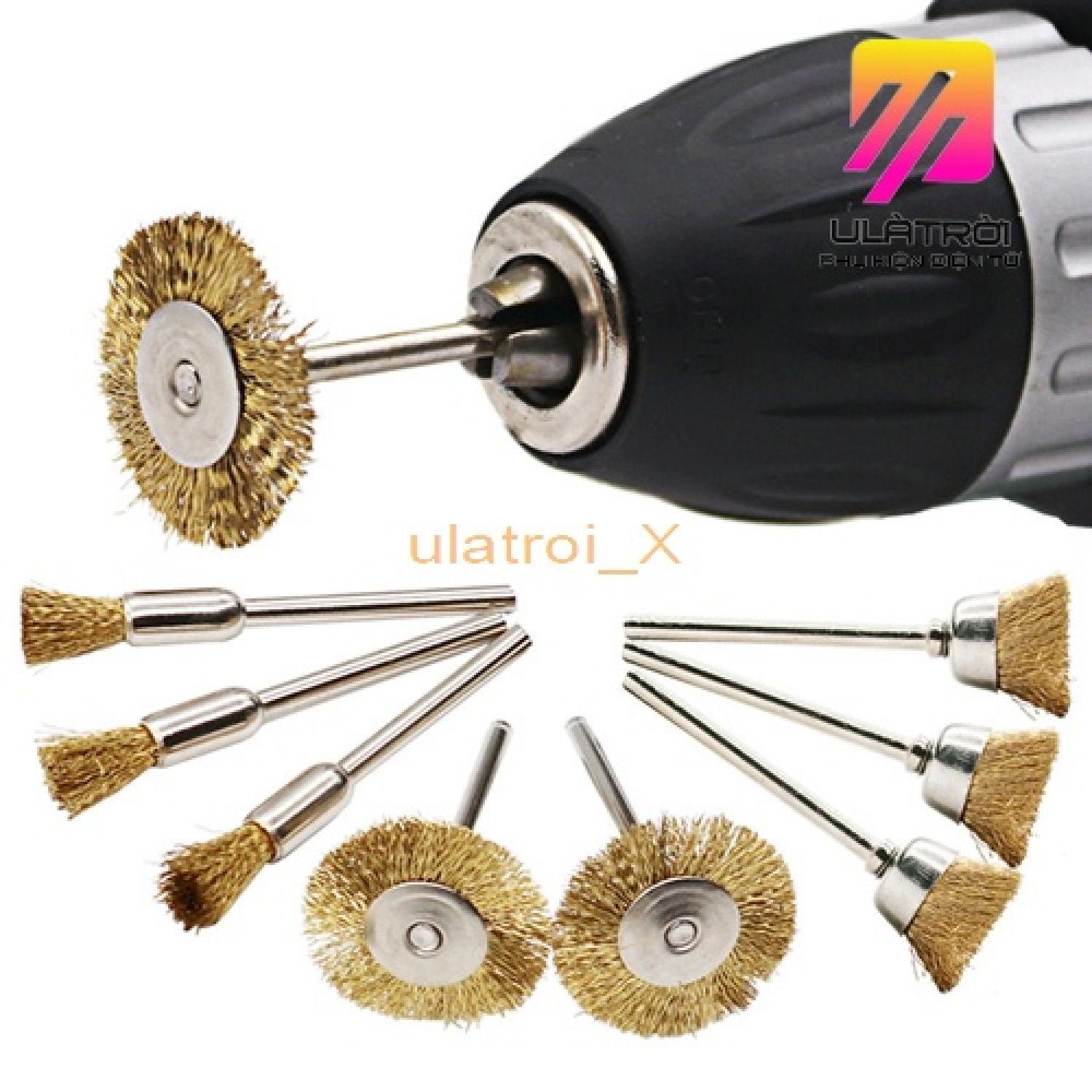 Chổi đánh rỉ sét, chổi đánh rỉ sắt trục 3mm
