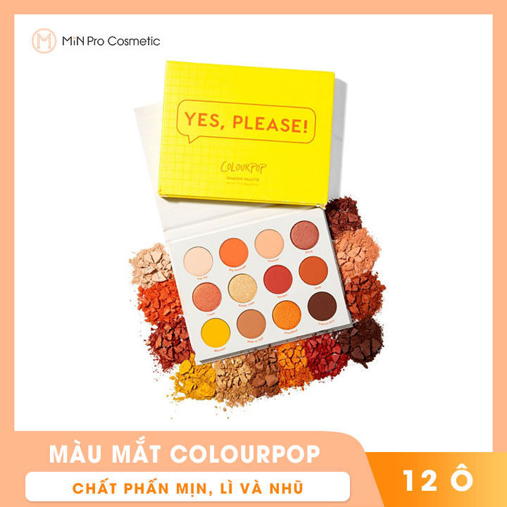 Bảng màu mắt Colourpop Yes Please! Eyeshadow Palette 12 ô