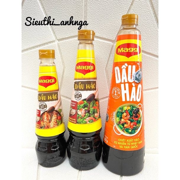 Dầu hào maggi chai 350g/530g/820g