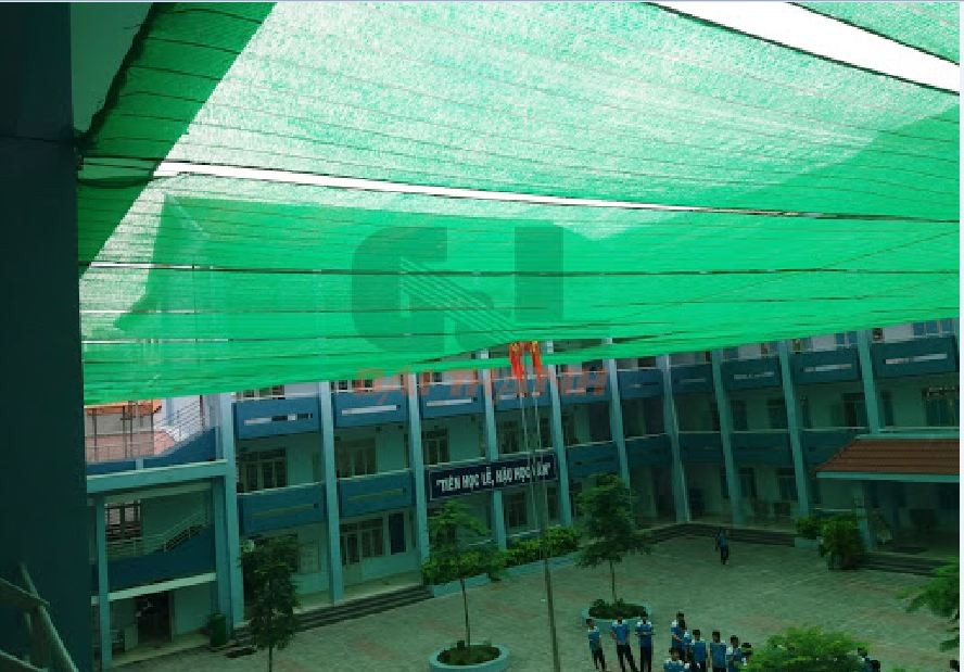 Lưới Che Nắng Thái Lan Xanh - quy cách 2m x 5m- không viền biên không đóng khoen LV91