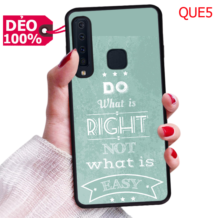 Ốp lựa nhựa sam sung a9 2018 tpu dẻo in quote độc đáo