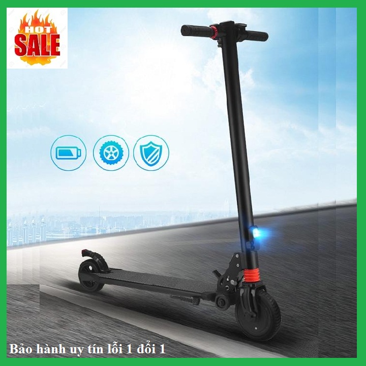 Xe scooter điện S8 không yên, có thể gấp gọn thanh thiếu niên nam nữ đi làm đi học tiện lợi, 10km/1 lần sạc, tải trọng 100kg