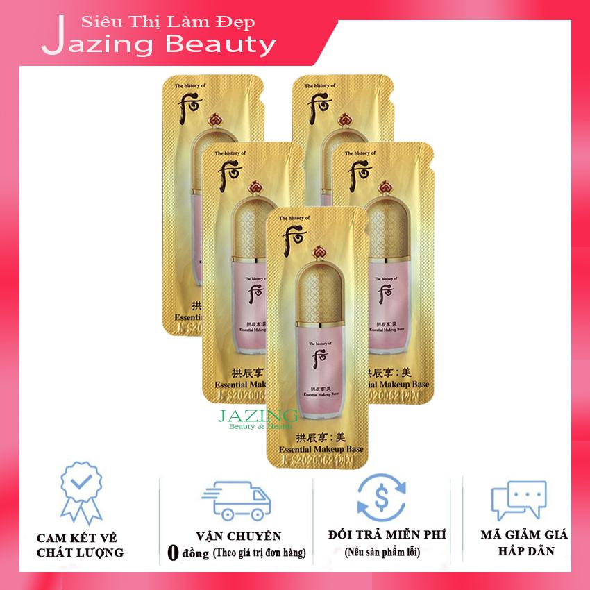Combo 5 Kem Lót Trang Điểm Whoo Makeup Base Sample 1mlx5