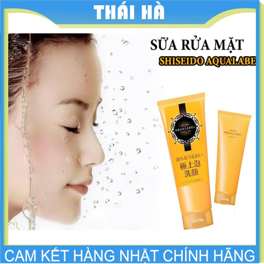 [HCM]Sữa Rửa Mặt Shiseido Màu Vàng Dưỡng Ẩm Trắng Da 110g Nhật Bản