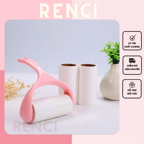 Lõi Cây Lăn Bụi Quần Áo Siêu dính ,lăn tóc dính, lăn bụi thảm, dọn sạch lông thú cưng