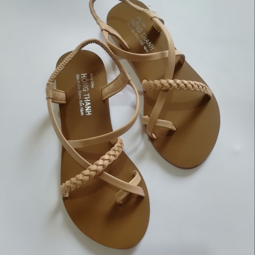 Dép sandal nữ phối quai dóc đế pháp đúc hàng đóng cực đẹp