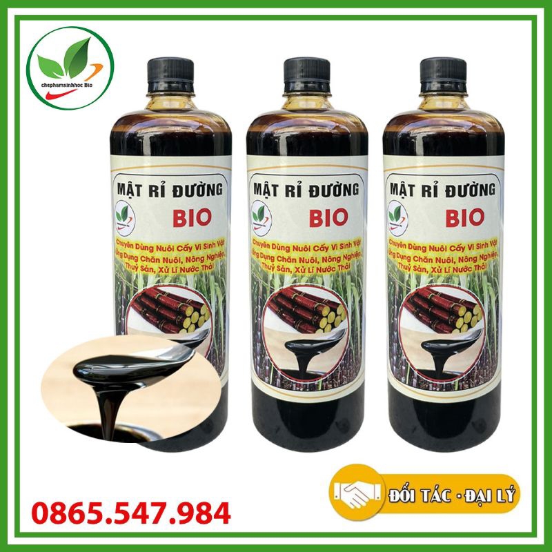 Combo 3 chai. Mật rỉ đường chất lượng cao. Chai 1l