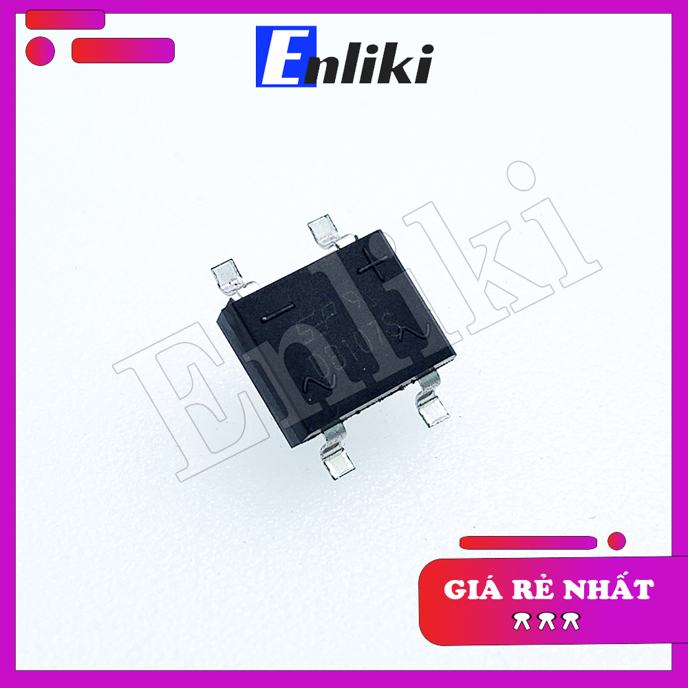 Diode cầu 1a 1000v db107s sop4