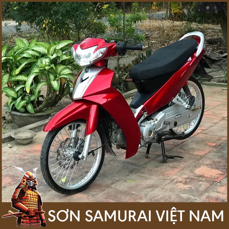 Sơn xịt samurai đỏ candy - Chai sơn màu đỏ Y138 sơn samurai