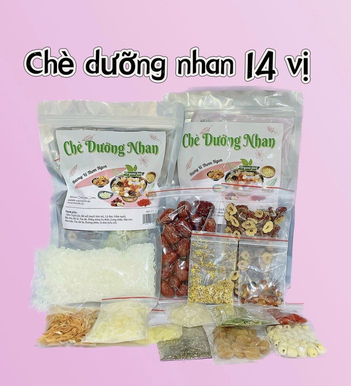 SET Chè Dưỡng Nhan ( 11 vị ) - 350g - Gói