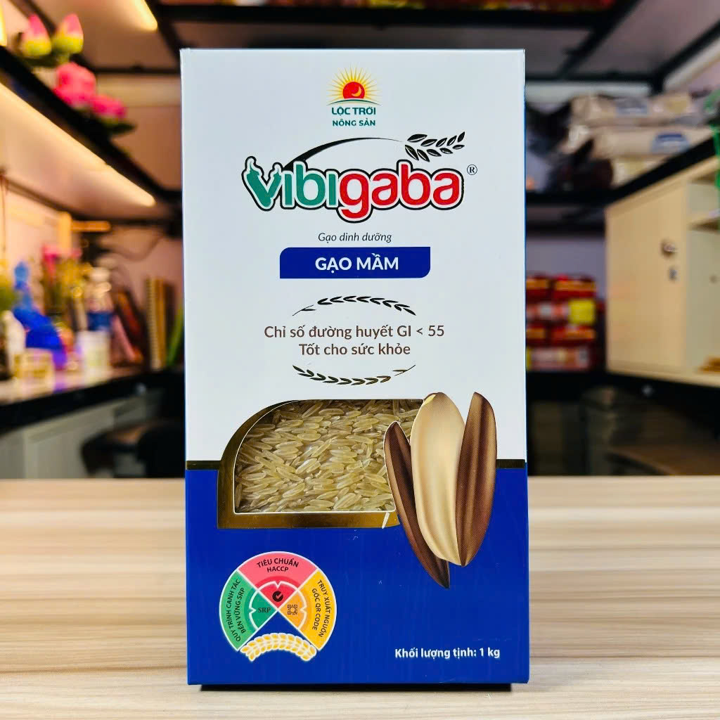 Gạo mầm vibigaba -hộp 1kg