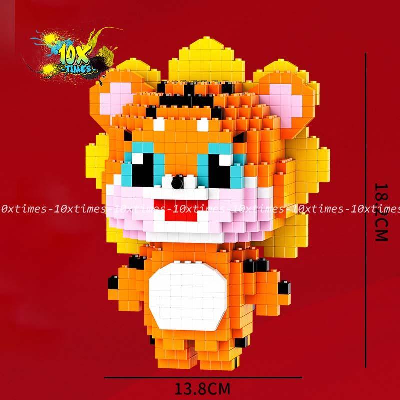 Mô hình lắp ráp 12 con giáp lớn