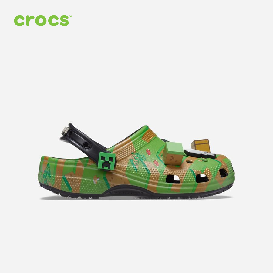 CROCS Giày lười unisex Classic Elevated Minecraft 208472-90H CHL
