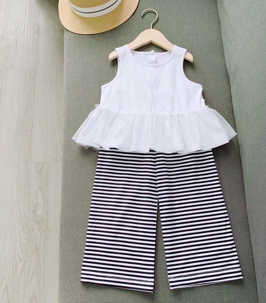 Sét áo thô+quần thun ống rộng cho bé gái 14-32kg -Sét đồ đẹp cho bé