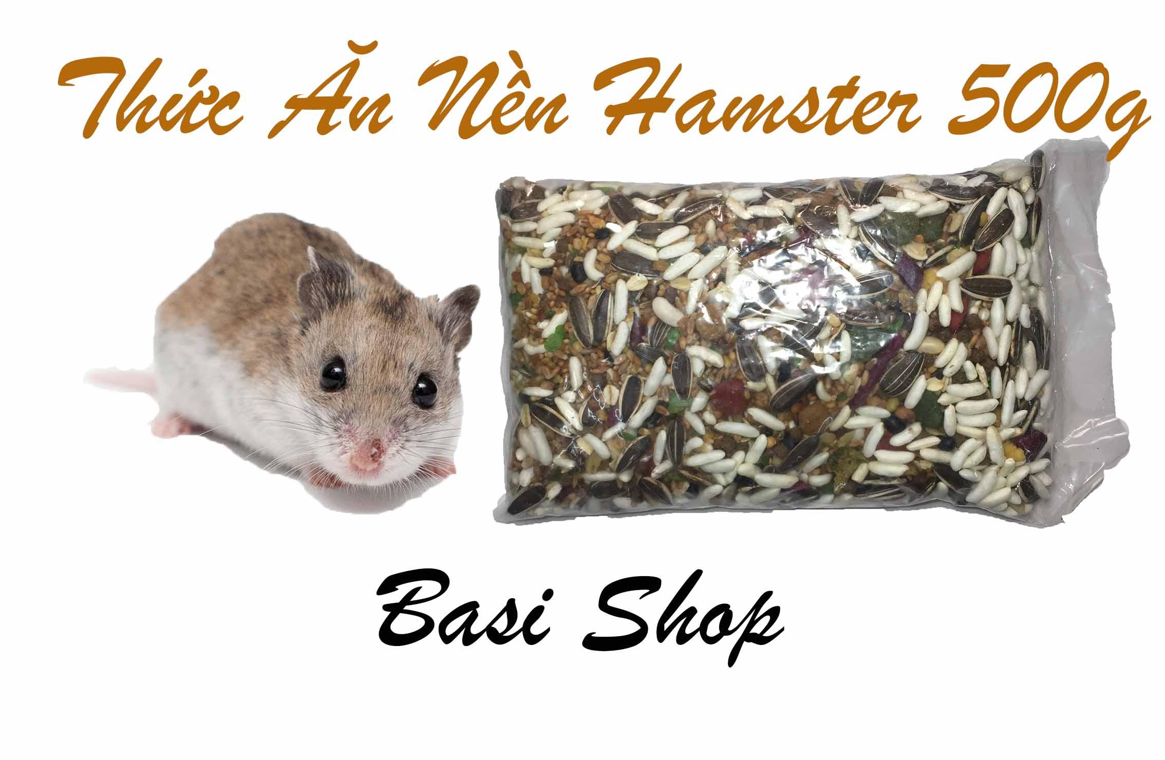 [Thức Ăn Hamster] Ngũ Cốc Ăn Nền Cho Hamster 500g - Thức Ăn Cơ Bản Hamster Hàng Tốt