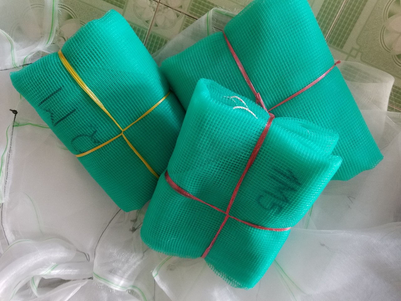 Tráng nuôi cá lưới cào xanh lỗ lưới 5ly