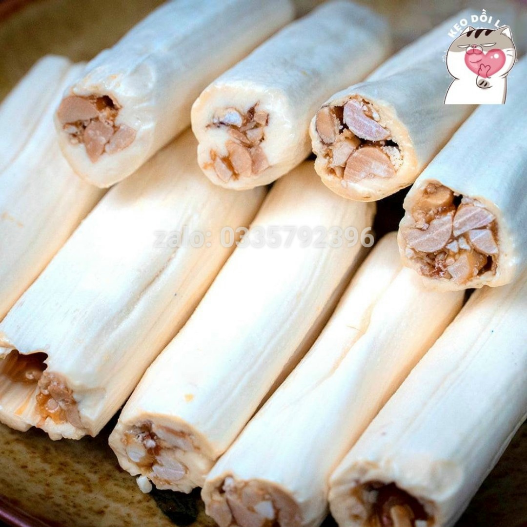 Kẹo dồi, kẹo dồi lạc bịch 150gr kẹo giòn ngọt bùi đậu phộng - đặc sản miền trung út duyên