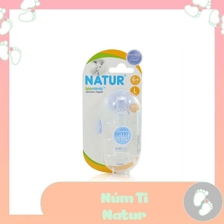 Núm ti natur biomimic cổ rộng - cổ hẹp