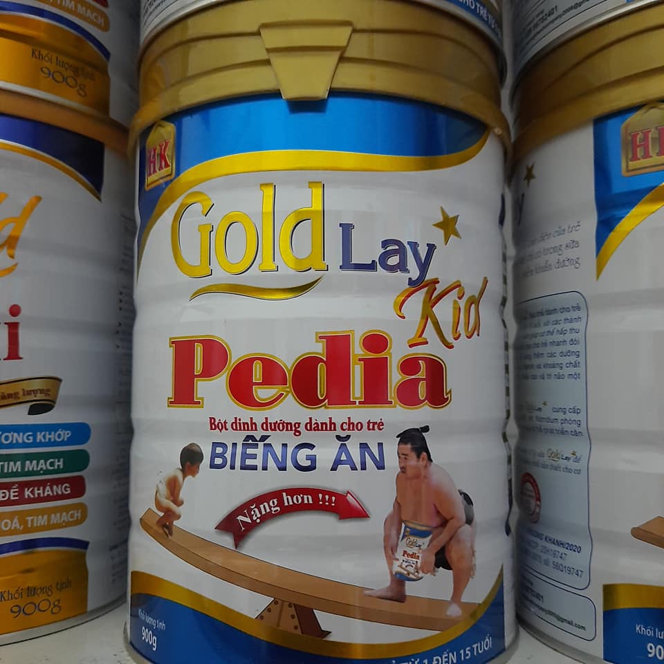 Sữa goldlay pedia kid 900g cho trẻ biếng ăn - từ 1 đến 15 tuổi