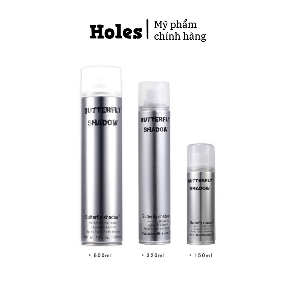Keo xịt giữ nếp tóc Butterfly Shadow chính hãng