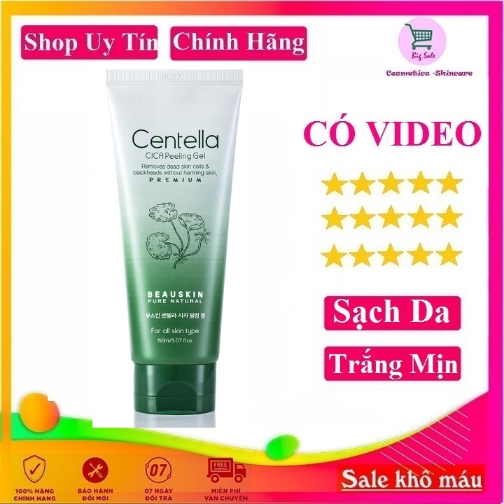 Tẩy da chết tái tạo phục hồi da Beauskin Centella Cica Peeling Gel Hàn Quốc.150ml